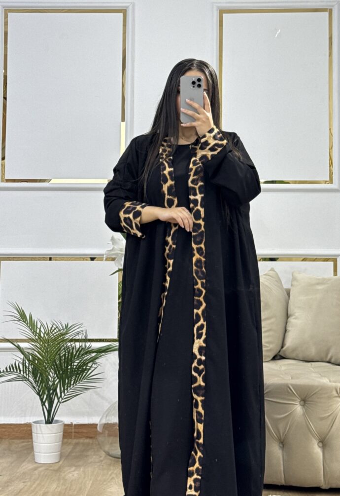 عباية نمري متكونة من قطعتين - Image 5